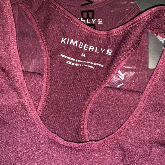 Seamless Ribbed racerback tank top and leggings - Picture 6 of 6